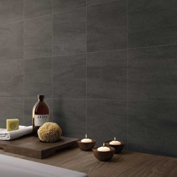 กระเบื้องปูพื้นและผนัง พอร์ซเลน Lagoon Coal Microtec (PD6109) (1.44 sq.m) 60x60 cm. - Image 3