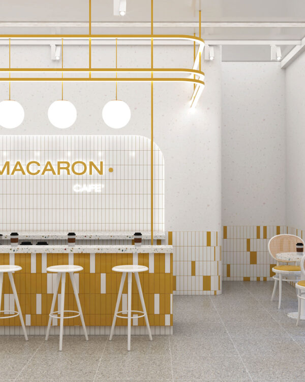 กระเบื้องเซรามิกปูผนัง Subway รุ่น Macaron Lemon Wavy Polished (M521WP) (1.40 sq.m.) 5x20 cm. - Image 3