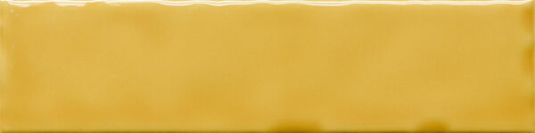 กระเบื้องเซรามิกปูผนัง Subway รุ่น Macaron Lemon Wavy Polished (M521WP) (1.40 sq.m.) 5x20 cm.